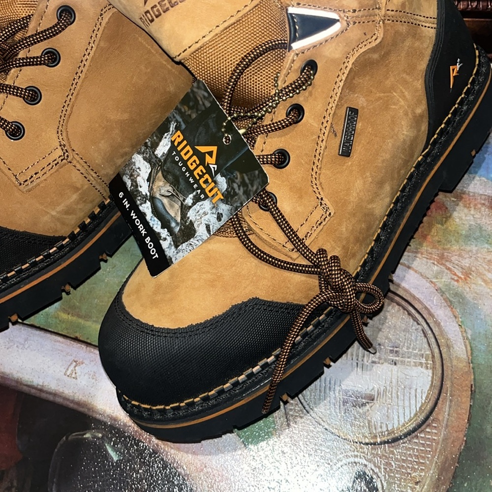 🥾🦁🥾• 🪵 RidgeCut x Waterproof + Oil/ Slip Resistant